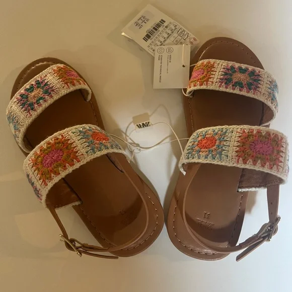Girls Zara Crocheted Sandal size EU 31 - Picture 7 of 8